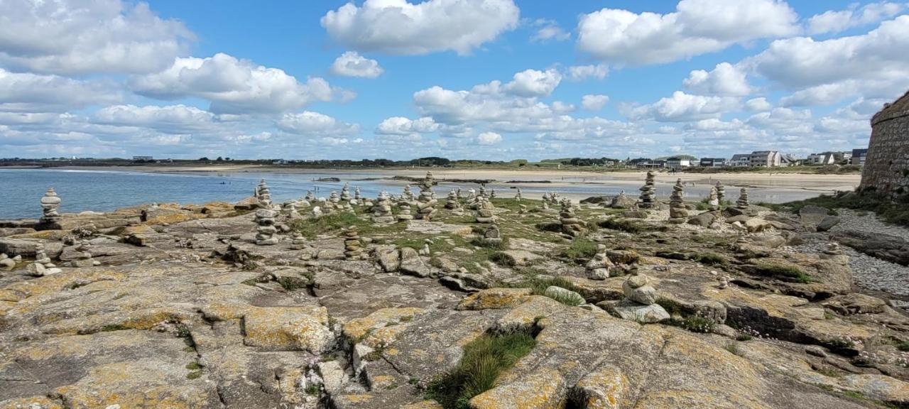 T3 “Groix“- 50 M De La Plage De Fort Bloque/Ploemeur Kültér fotó